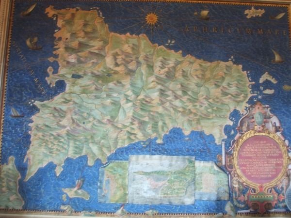 A fresco of Sicily in the 1500s to remind us where we are heading