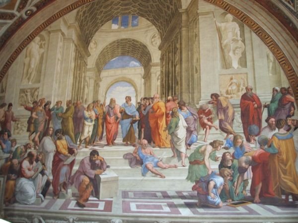 One of Raphael’s frescoes 