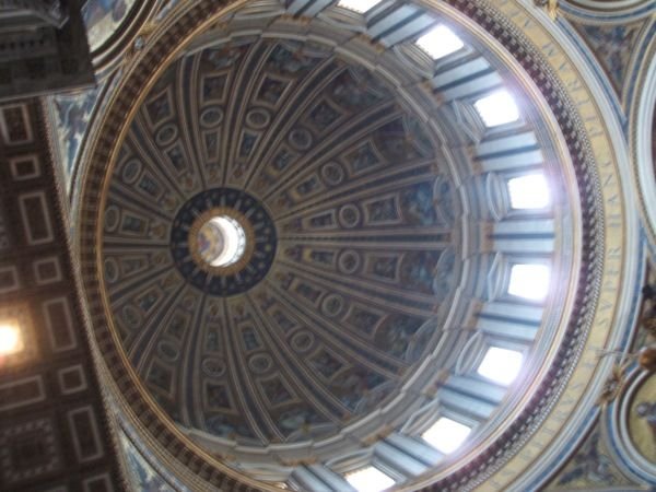 Inside of the dome