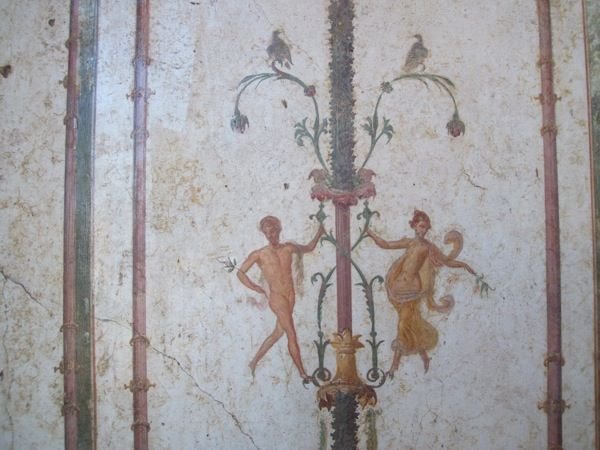 Detail of wall fresco