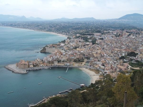 Castellammare, one of the towns we passed on the drive