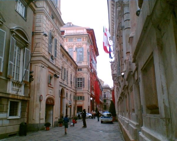 Via Gariboldi where the rich Genoese bankers lived