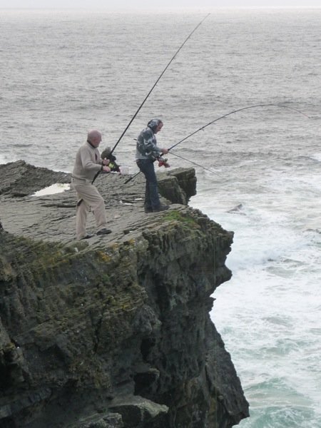 Precarious fishing