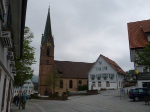 Bairersbronn church and town hall