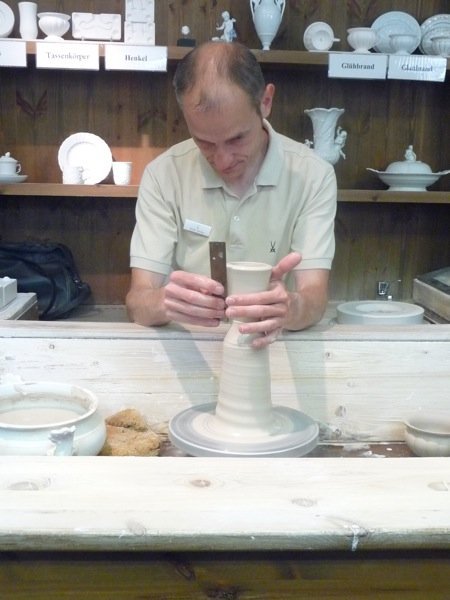 Potter at work