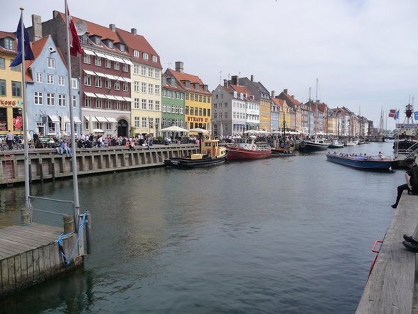 Nyhavn where we had our lunch