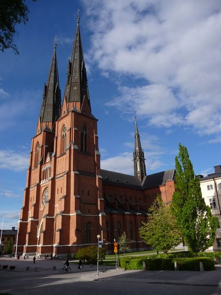Uppsalla cathedral the largest in Scandinavia