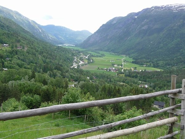An alpine valley