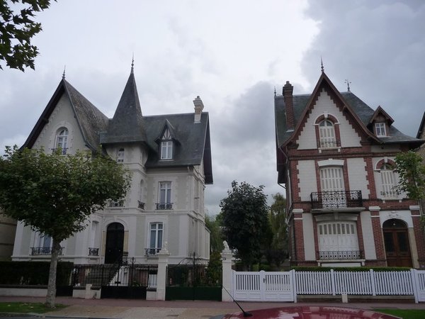 Typical Deauville opulent houses