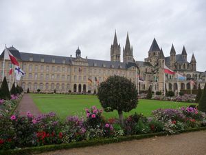 The Abbaye aux Hommes and its former convent buildings now the Hotel de Ville