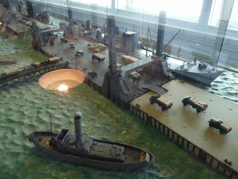 Model of the harbour 