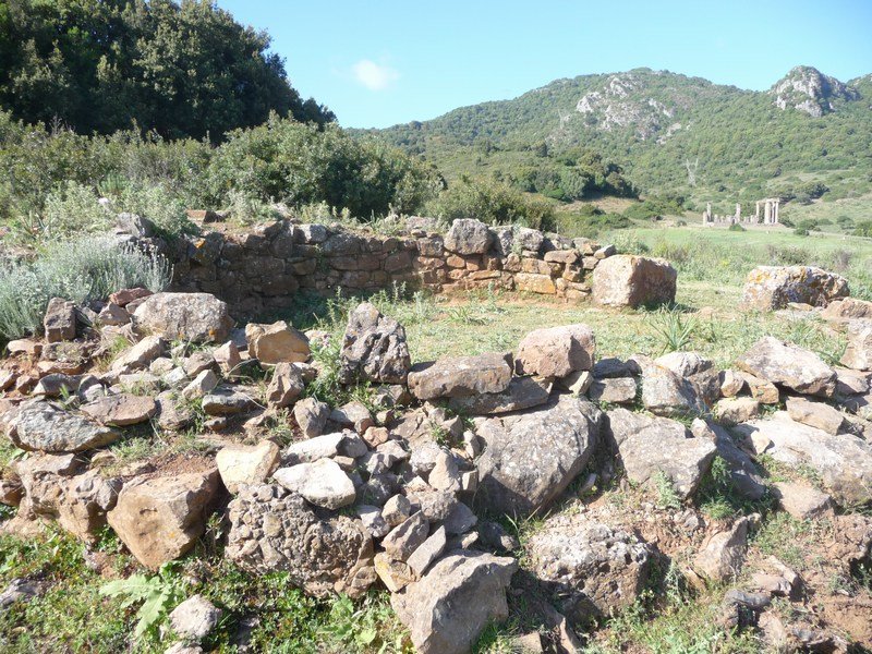 Part of a close by Nuragic village