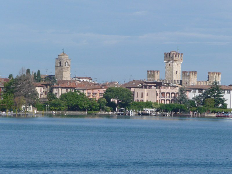 Sirmione looking at its best in the evening sun