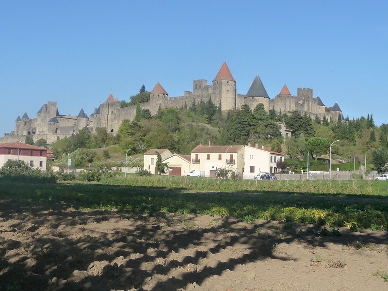 Our first view of Carcassonne La Cité