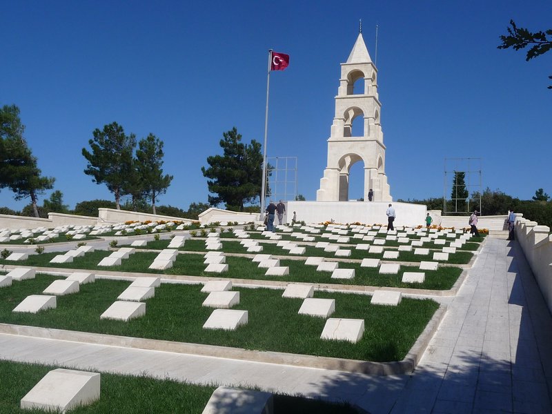 Cemetery and monument of the Turkish 57 regiment led by Mustafa Kemel