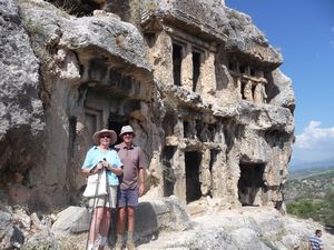 Some of the Tlos rock tombs