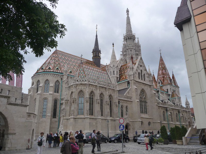 Matyas Church, colourful roofs are a feature of several buildings in Budapest