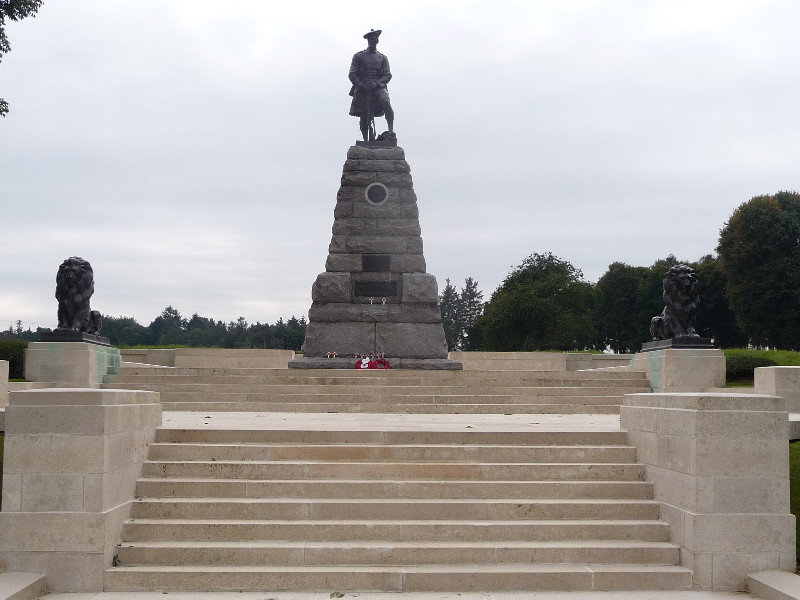 The 51st Highland Division memorial at  Beaumont-Hamel