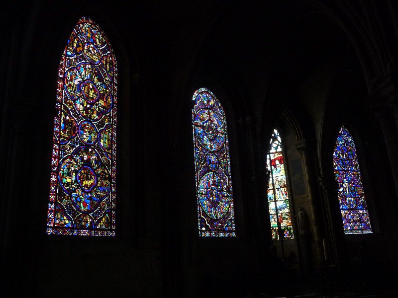The stained glass