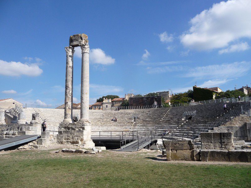 What remains of the Roman Theatre