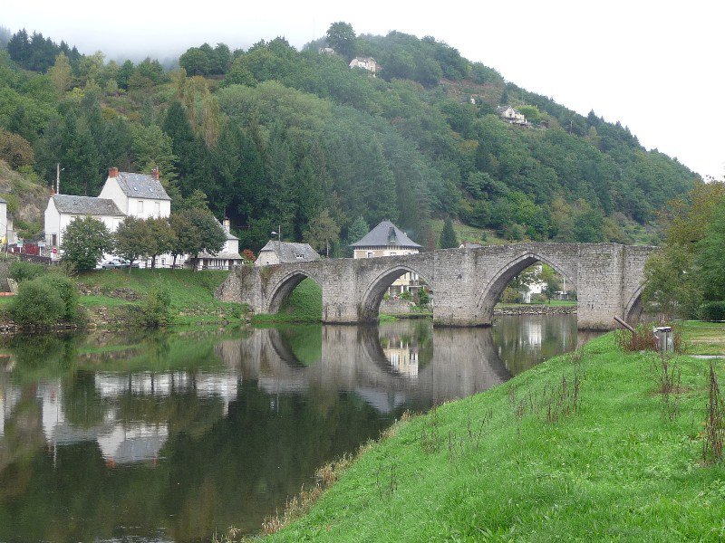 13th century bridge over the Truyere