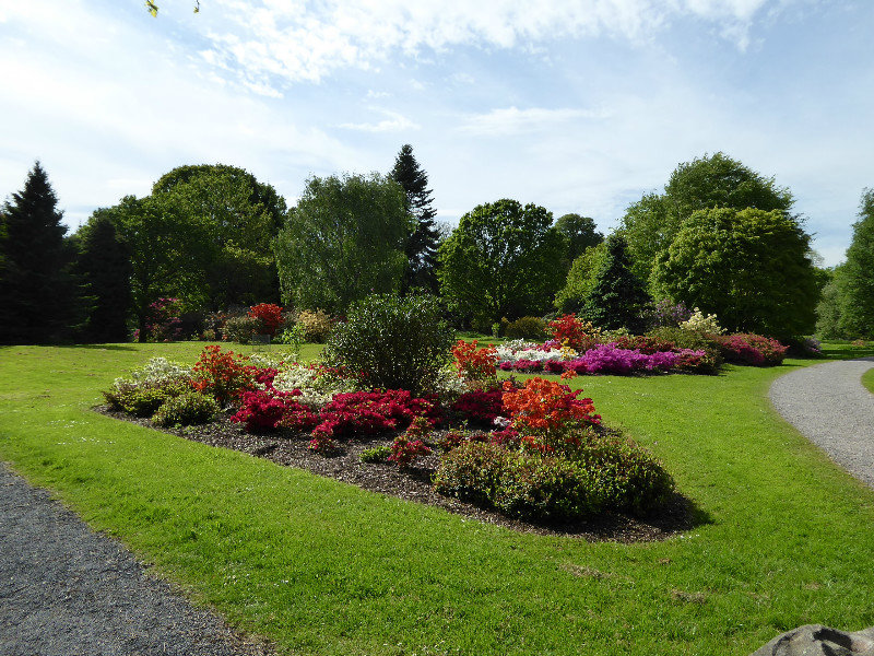 The gardens were very colourful at this time of the year