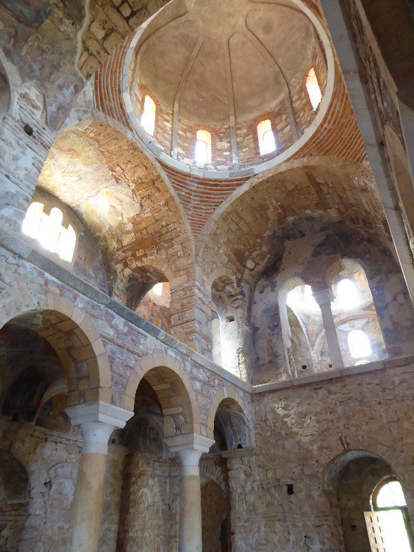 The beautifully lit intricate interior of Hodegetria