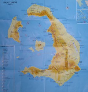 The Santorini archipelago