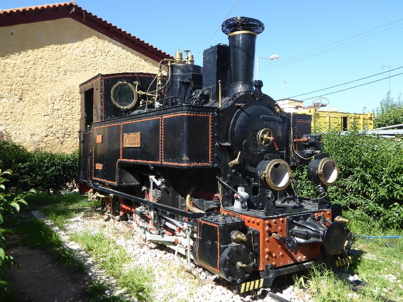 This steam engine was used when the railway was first opened