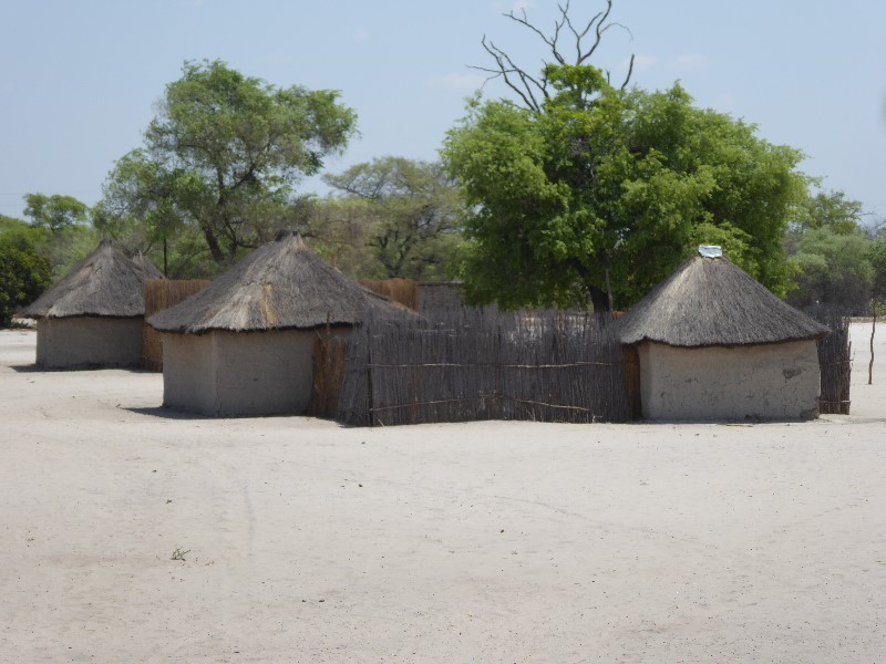 As soon as we entered Namibia we passed many of these homesteads with thatched buildings and animal proof fences 