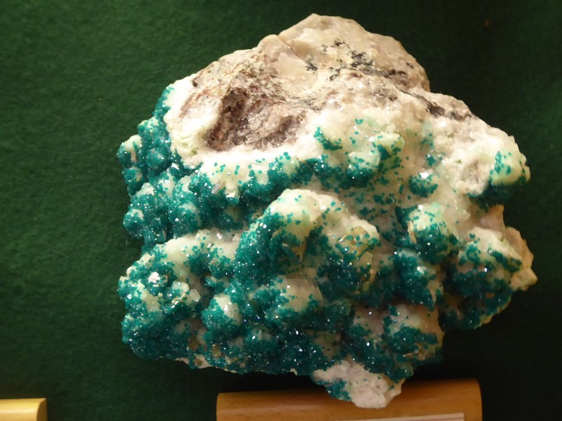 One of the unique crystals found during the mining