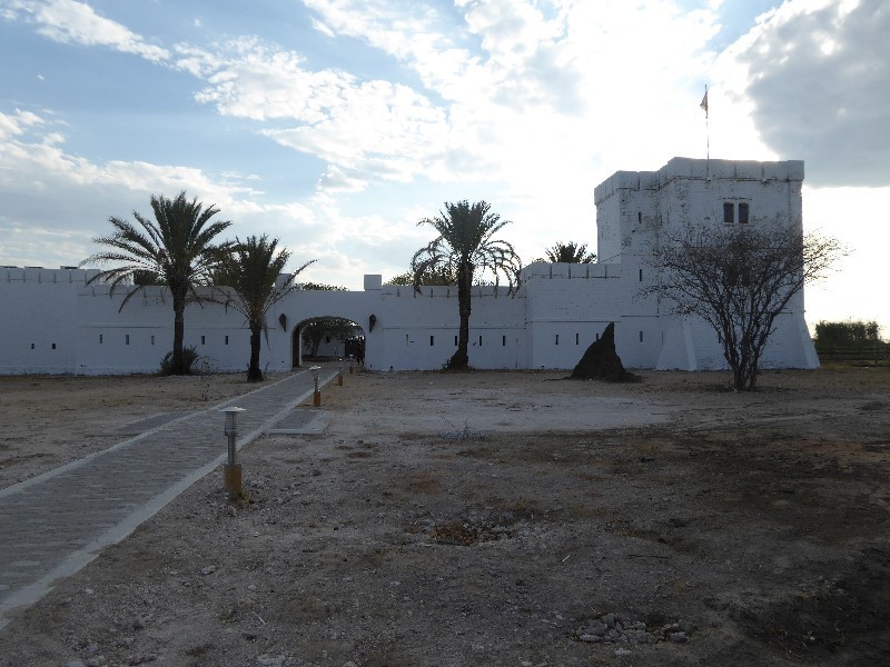 Our first Etosha rest camp was on the site of an old German fort 