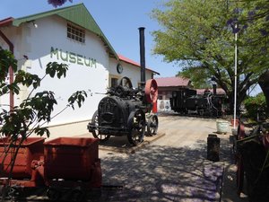 The Museum with steam engines outside