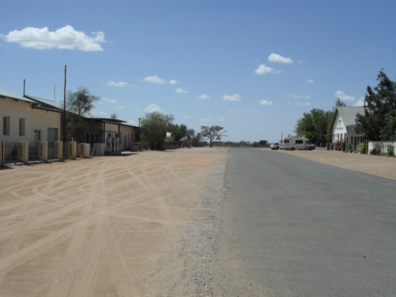 We are passing through an area of Namibia with a very small population. The place is empty except every 150k or so we come to minute settlements like this one called Helmeringhausen which have just a small shop, petrol station and possibly a hotel.