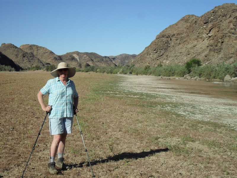 On the almost dry bed of the Fish River