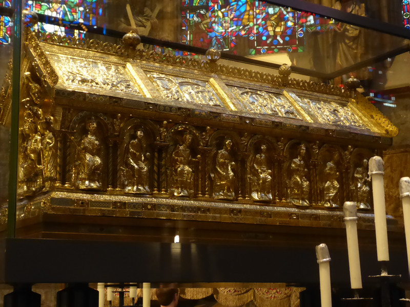 Charlemagne’s shrine containing his remains