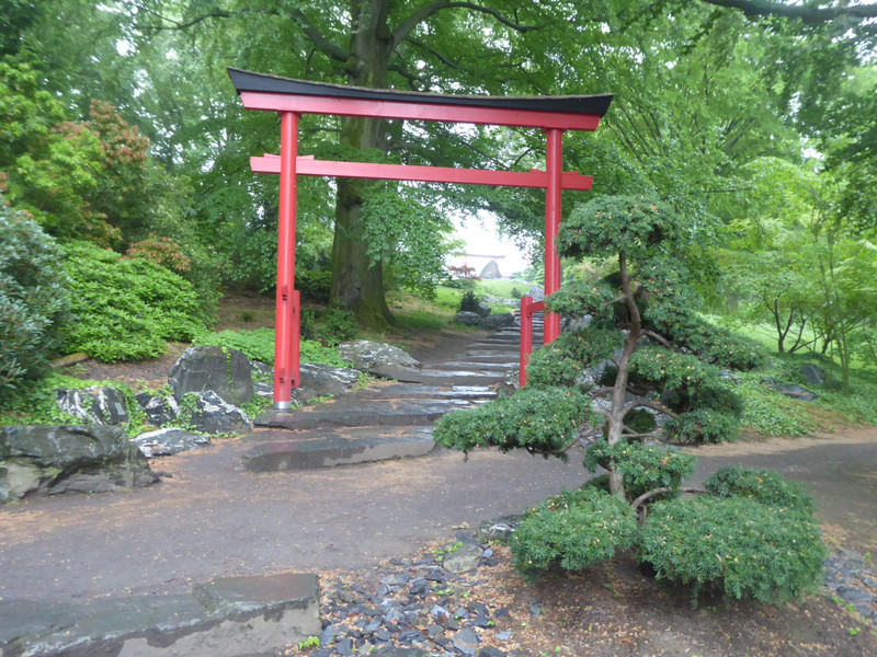 Entrance to the Japanese garden