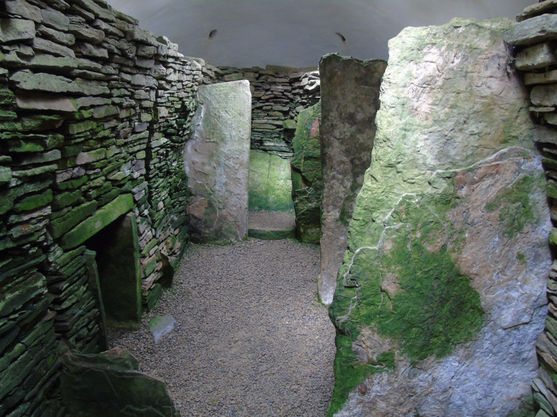 Inside Unstan Chambered Cairn