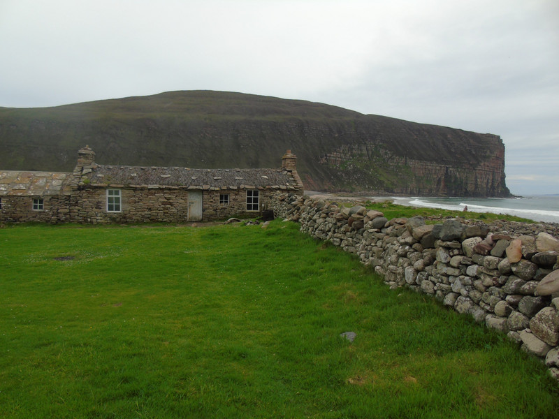 Bothy and campsite on the beach