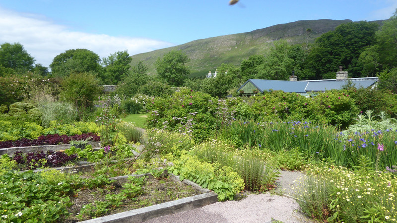 In the village of Applecross we had a coffee stop at in this café in an attractive walled garden