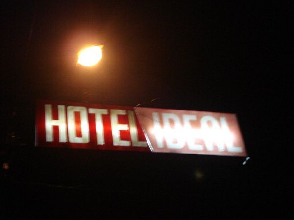 Hotel Ideal - The place where we stayed had a sharp sense of irony
