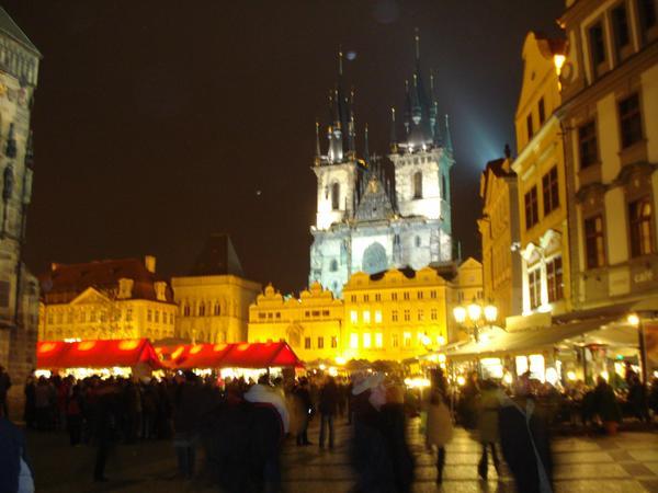 Old Town Prague at night