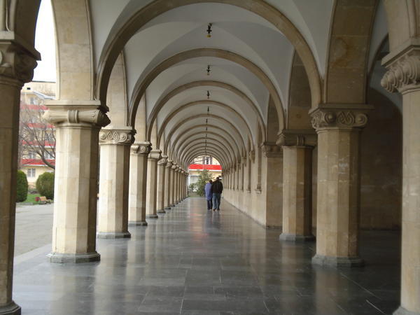 Archway to Stalin's Museum Entrance