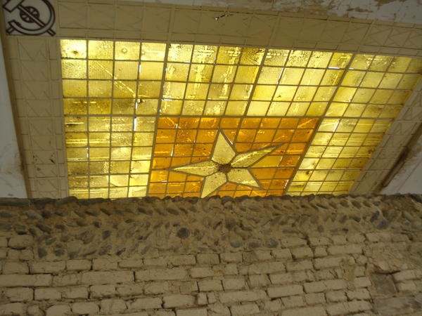 Stained Glass Roof protecting Stalin's Home