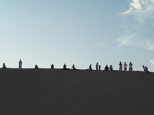 boarders on the dunes
