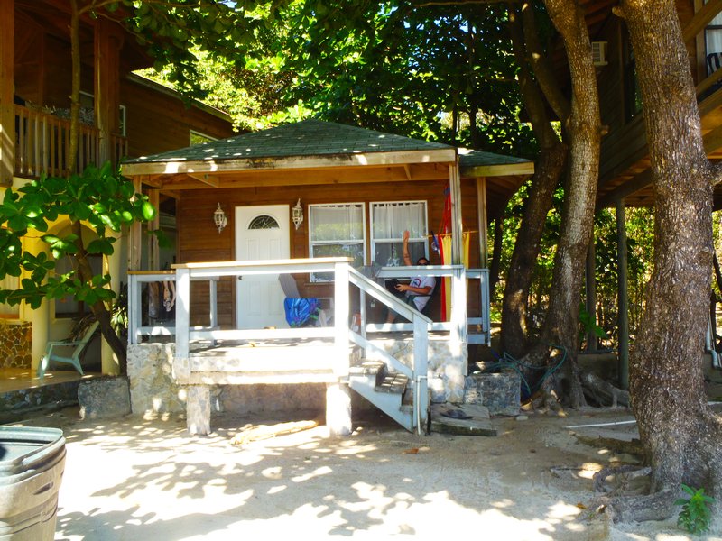 Our shack on the beach