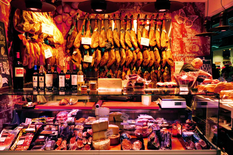 Iberian Ham Shop in Granada