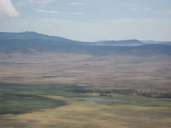 View from Ngorongoro crater