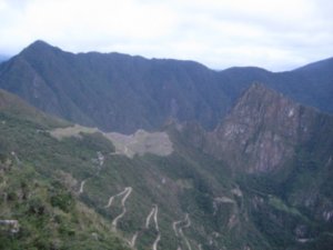 Machu Picchu in the distance