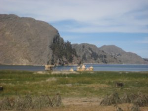Lake Titicaca floating houses
